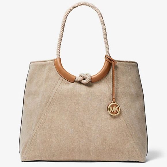 Michael Kors Bags Michael Kors Isla Ring Large Canvas Tote Bag